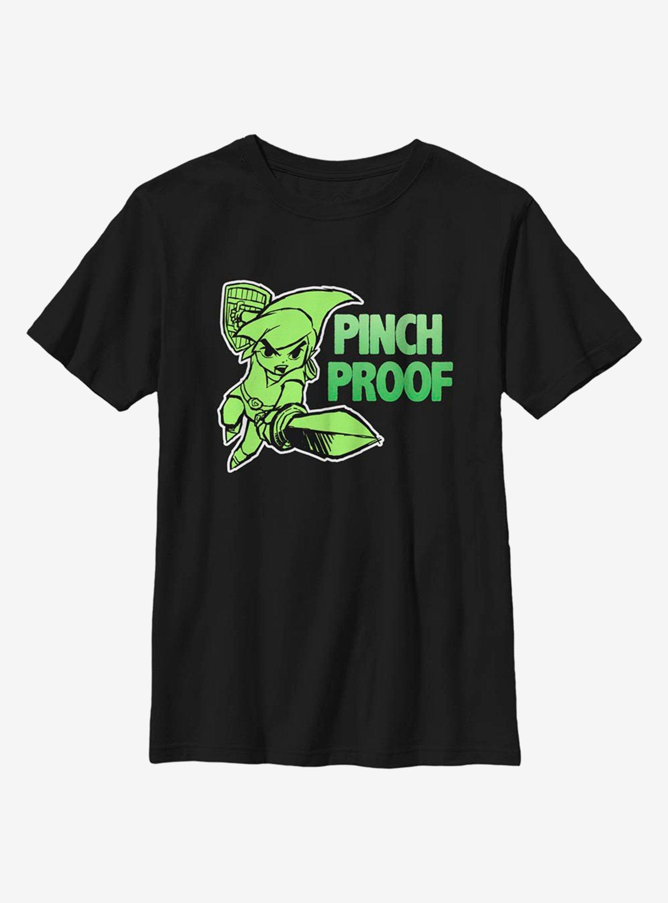 Nintendo The Legend Of Zelda Link Pinch Proof Youth T-Shirt