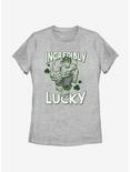 Marvel Hulk Incredibly Lucky Womens T-Shirt, ATH HTR, hi-res
