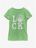 Marvel Hulk Luck Youth Girls T-Shirt, GRN APPLE, hi-res