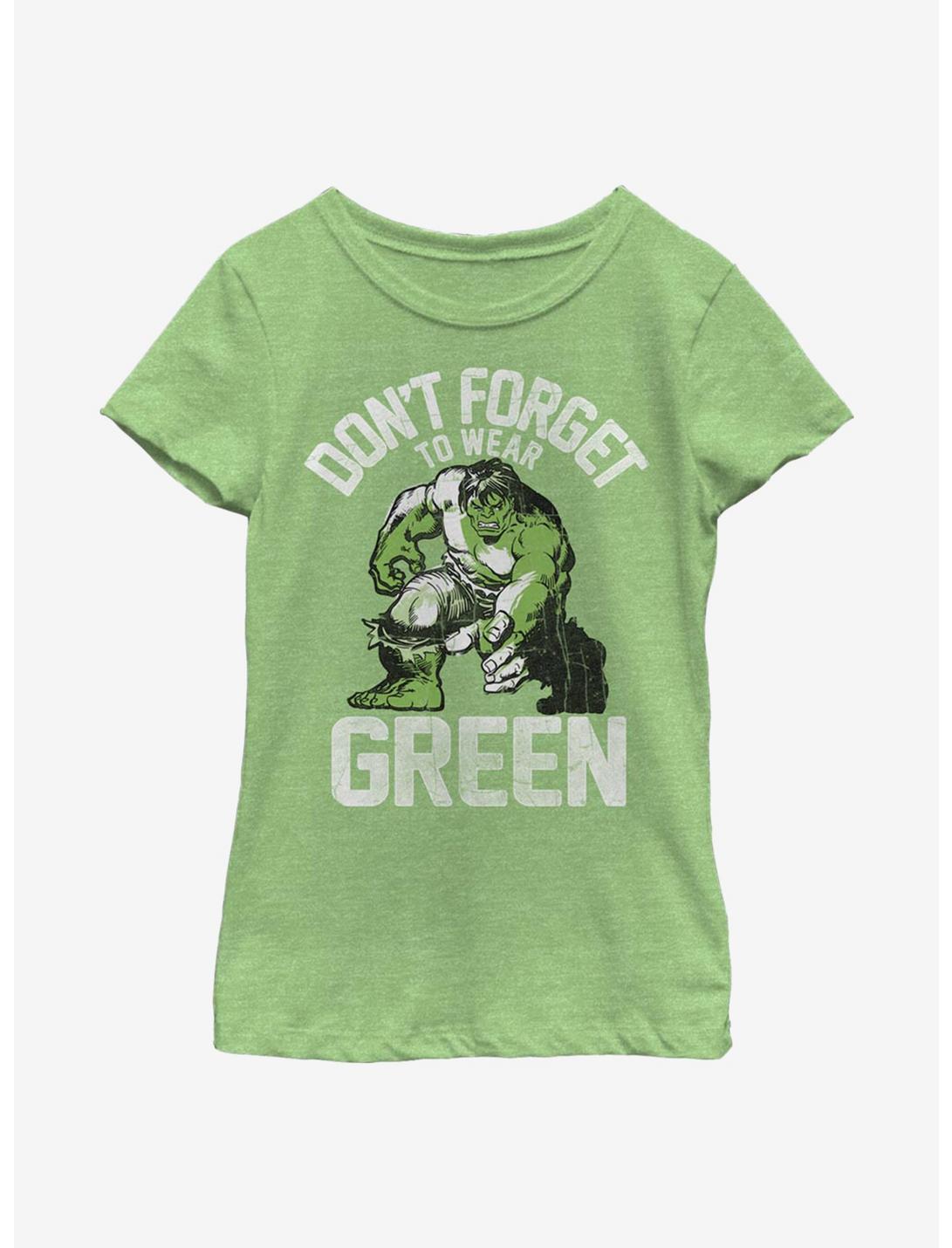 Marvel Hulk Wear Green Youth Girls T-Shirt, GRN APPLE, hi-res