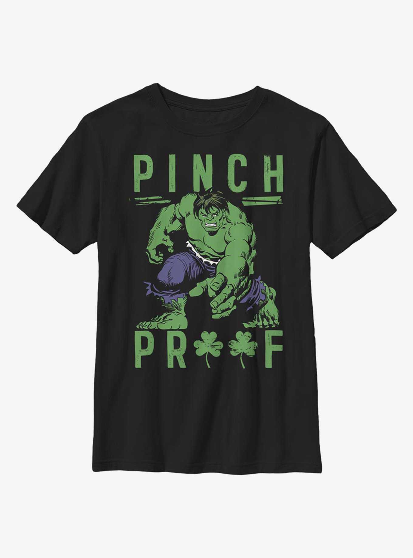 Marvel Hulk Green Pinch Youth T-Shirt, , hi-res