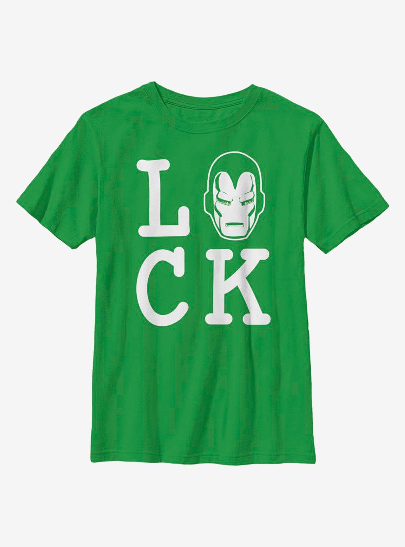 Marvel Iron Man Iron Luck Youth T-Shirt, , hi-res