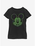 Disney Mickey Mouse Mickey Clovers Youth Girls T-Shirt, BLACK, hi-res