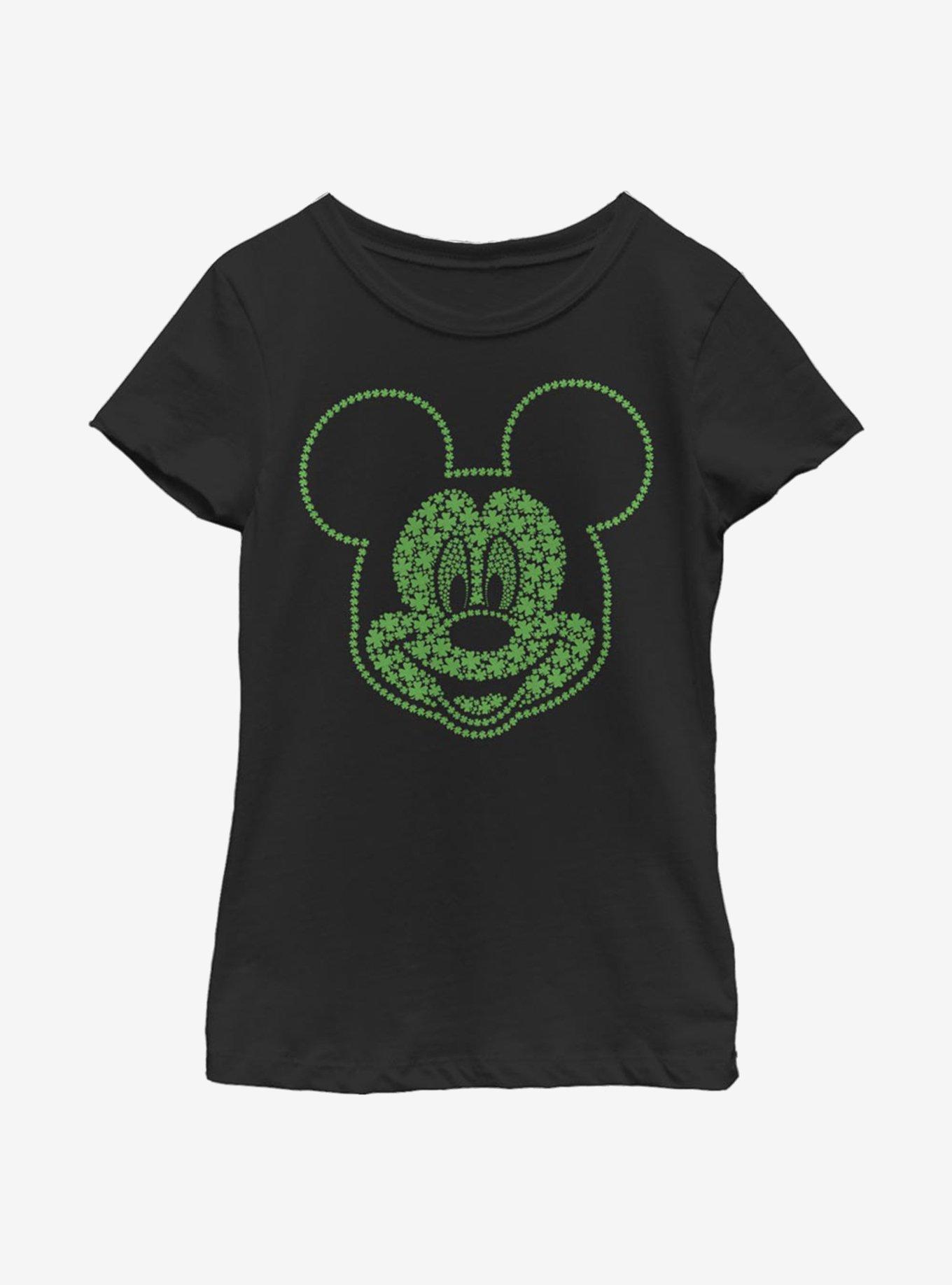 Disney Mickey Mouse Mickey Clovers Youth Girls T-Shirt, , hi-res