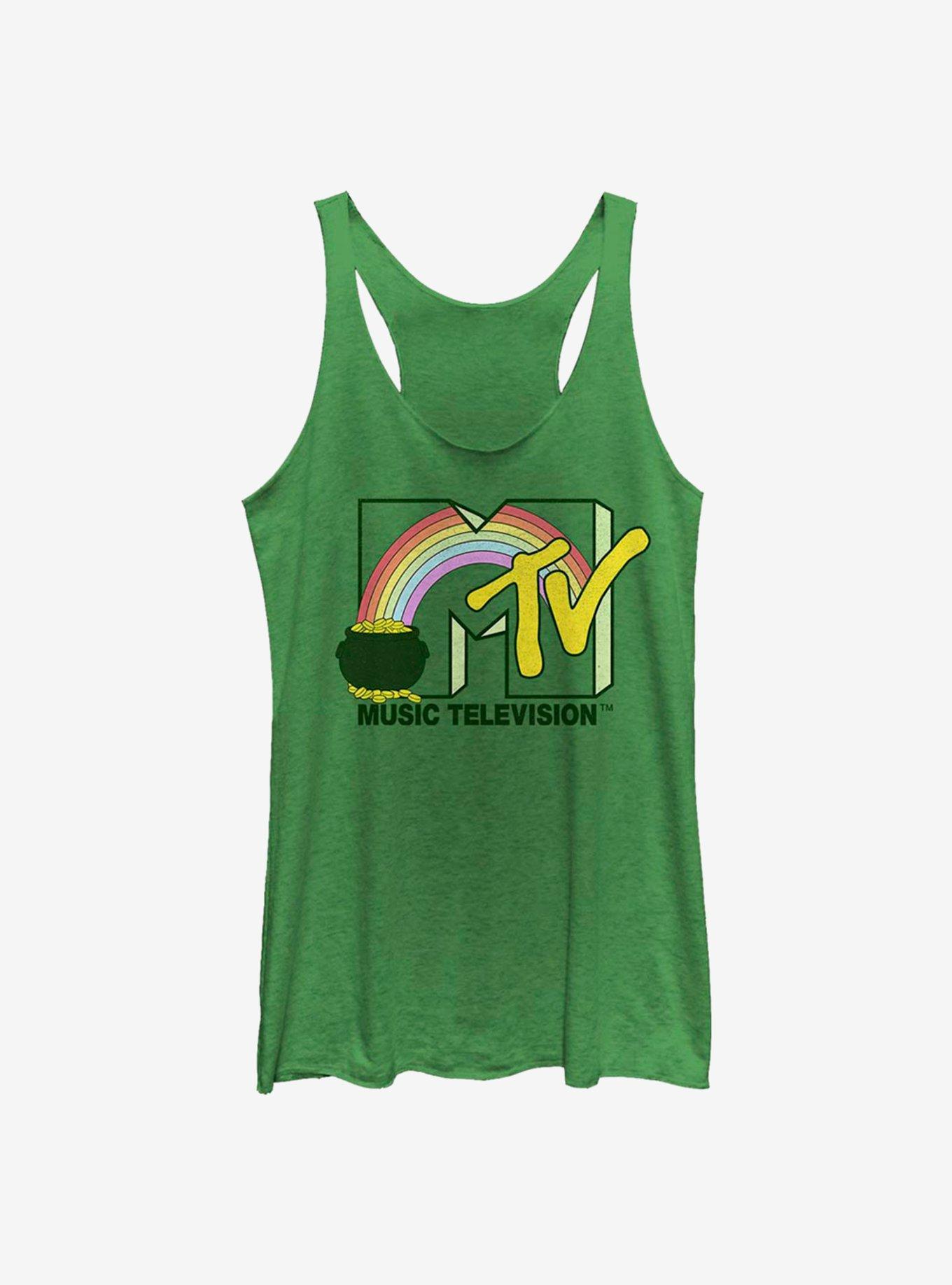MTV Pot Of Gold Logo Womens Tank Top, , hi-res