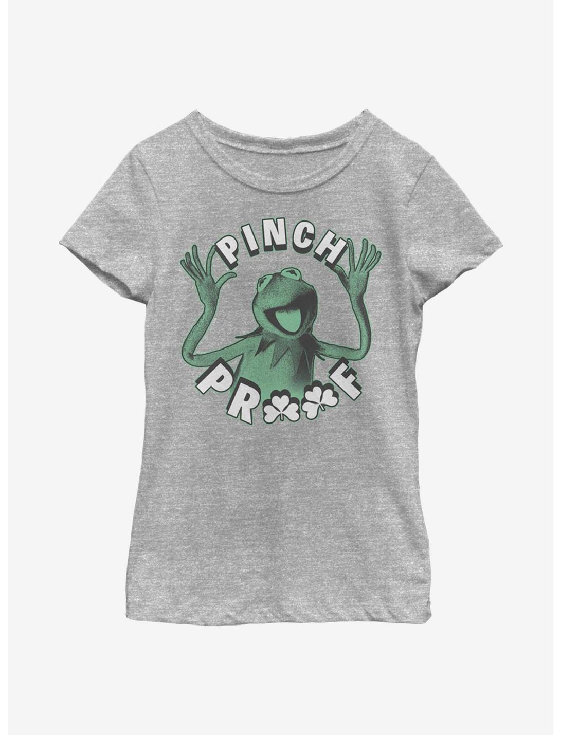 Disney The Muppets Pinch Proof Kermit Youth Girls T-Shirt, ATH HTR, hi-res