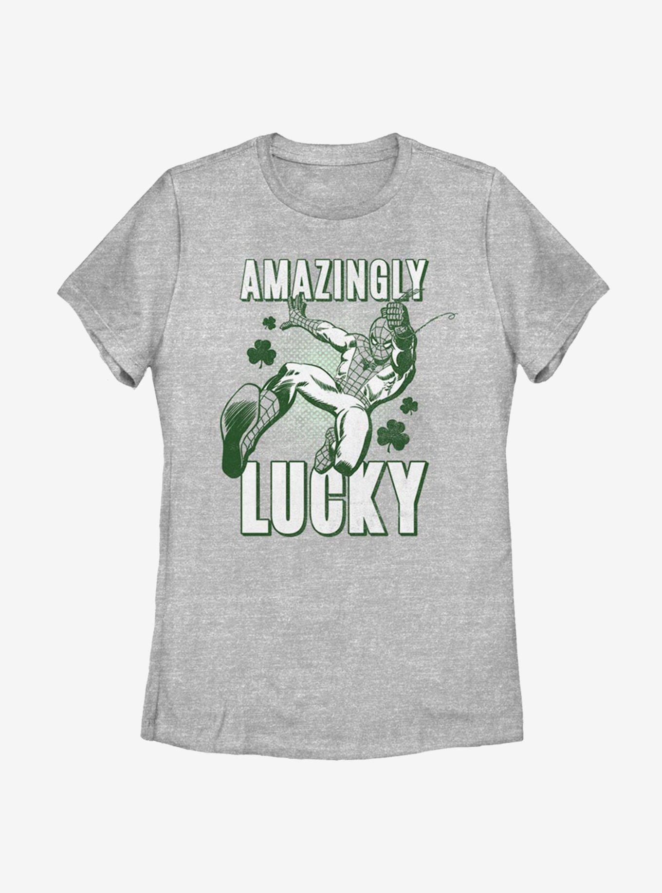 Marvel Spider-Man Amazingly Lucky Womens T-Shirt, , hi-res