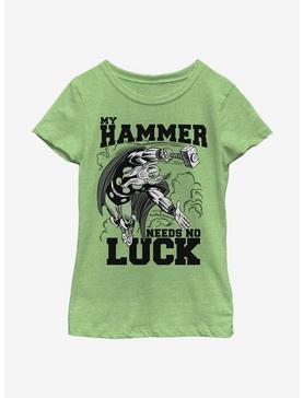 Marvel Thor Hammer Luck Youth Girls T-Shirt, , hi-res