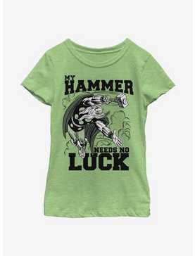 Marvel Thor Hammer Luck Youth Girls T-Shirt, , hi-res