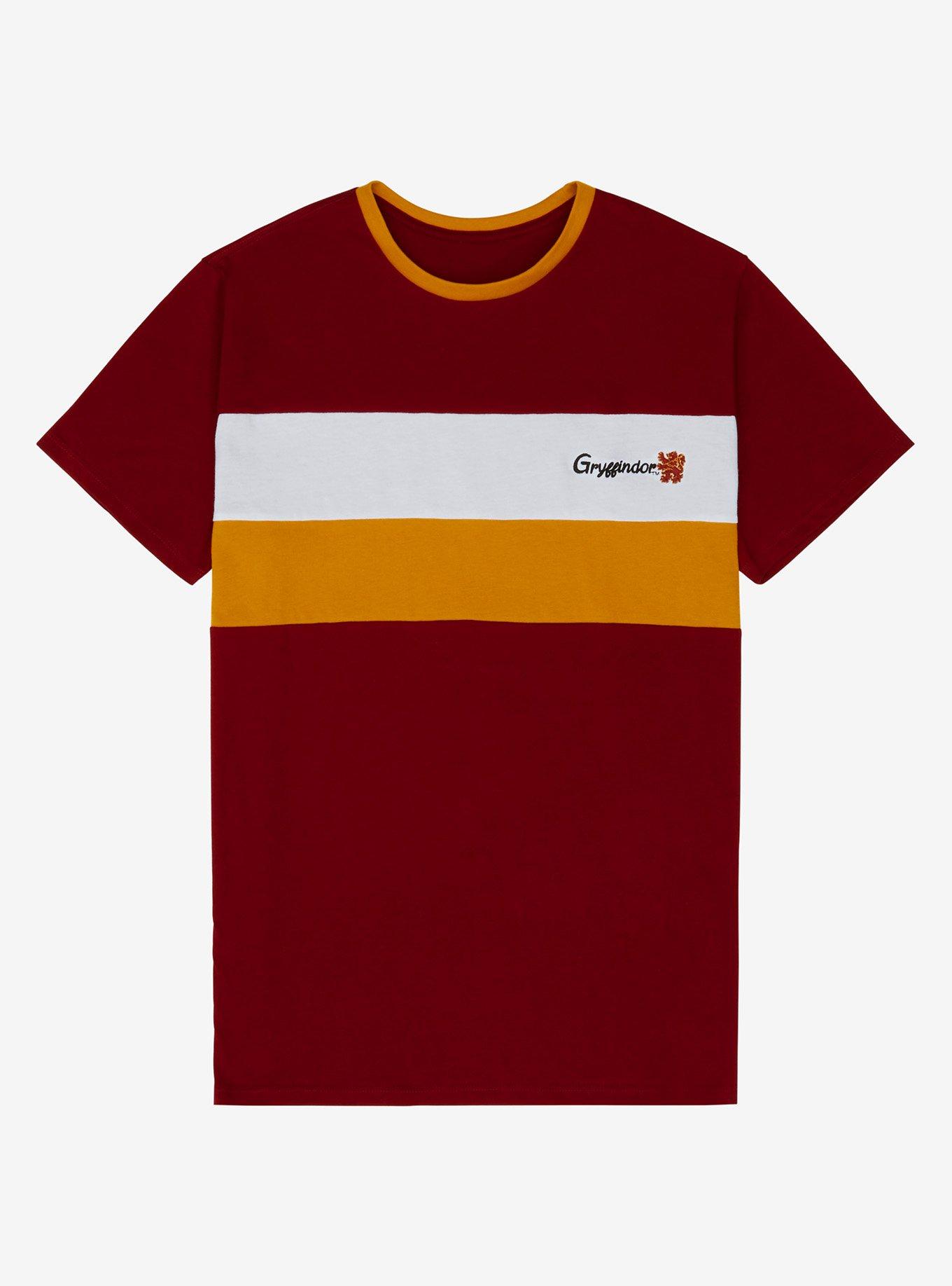 Harry Potter Gryffindor Color Block T-Shirt, BURGUNDY, hi-res
