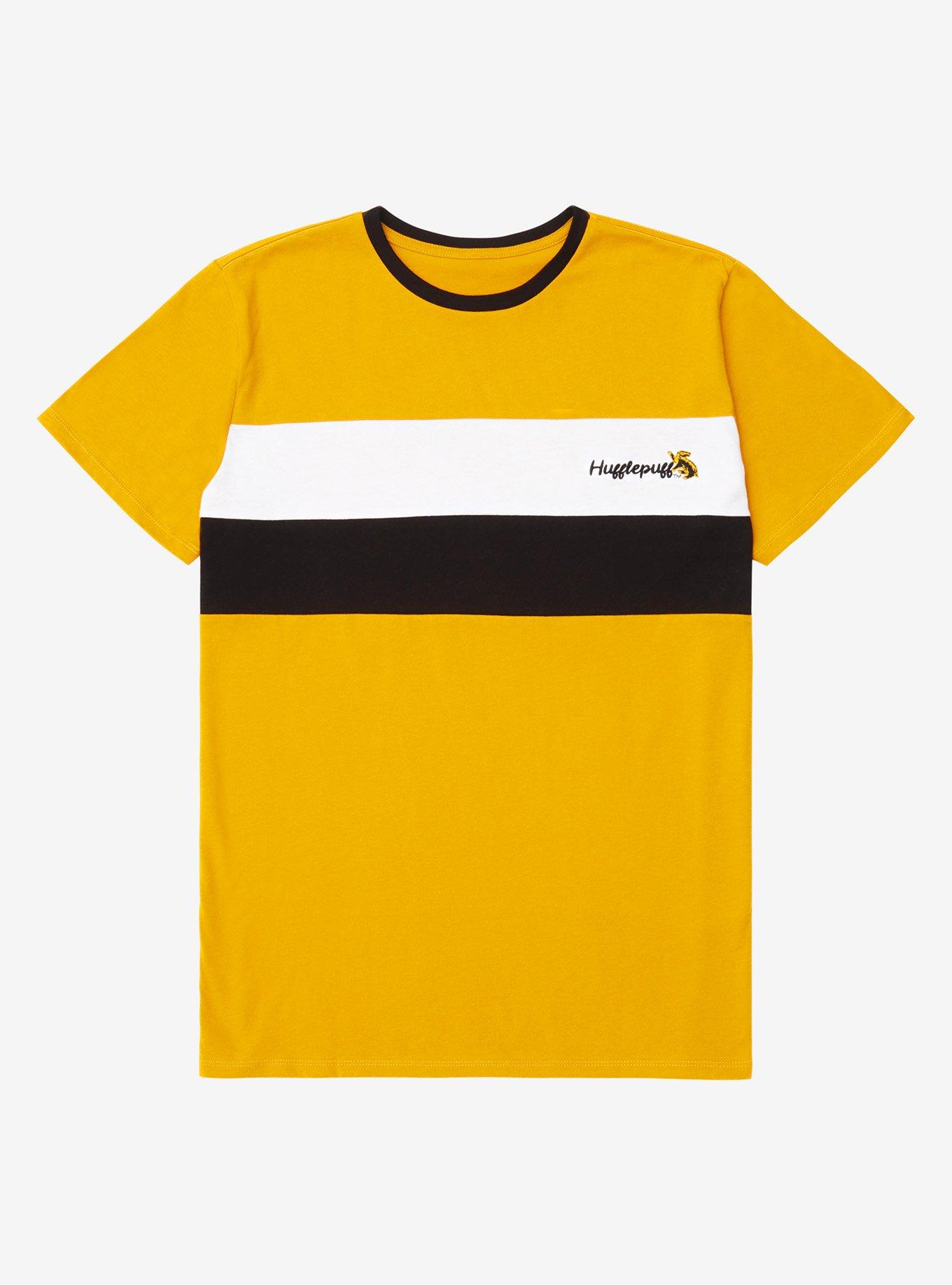 Harry Potter Hufflepuff Color Block T-Shirt, DESERT YELLOW, hi-res