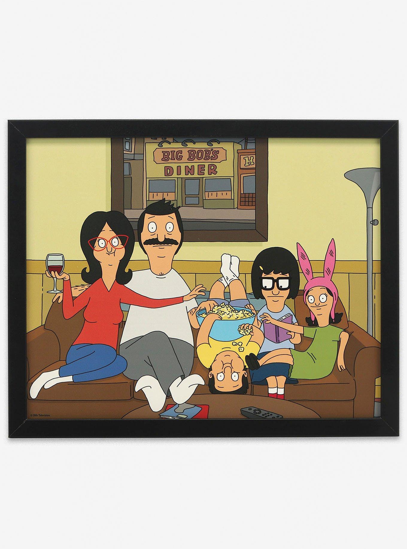 Bob's Burgers Family Portrait Framed Wood Wall Art, , hi-res