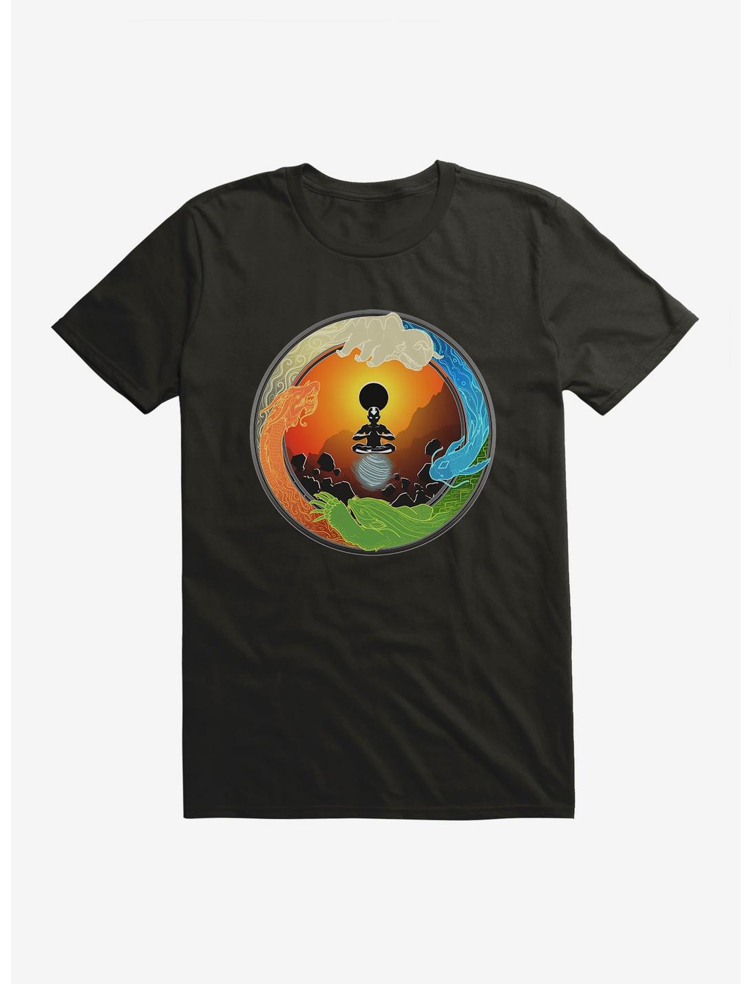 Avatar: The Last Airbender Eclipsing Balance T-Shirt, BLACK, hi-res