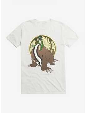 Avatar: The Last Airbender Toph And The Badgermole T-Shirt, WHITE, hi-res