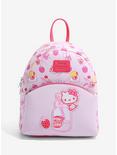 Hello Kitty Strawberry Milk Mini Backpack, , hi-res