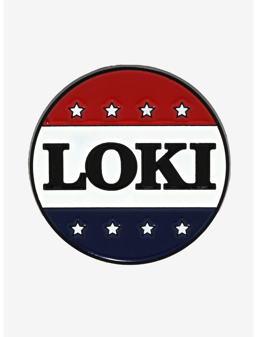 Marvel Loki Campaign Enamel Pin, , hi-res