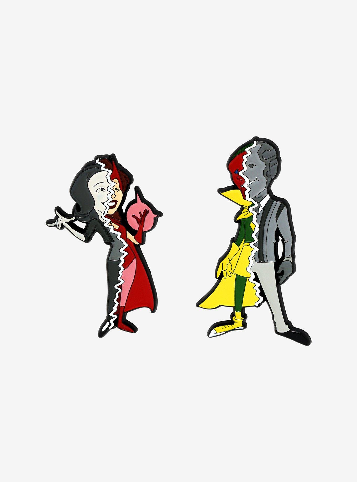 Marvel WandaVision Split Reality Enamel Pin Set, , hi-res