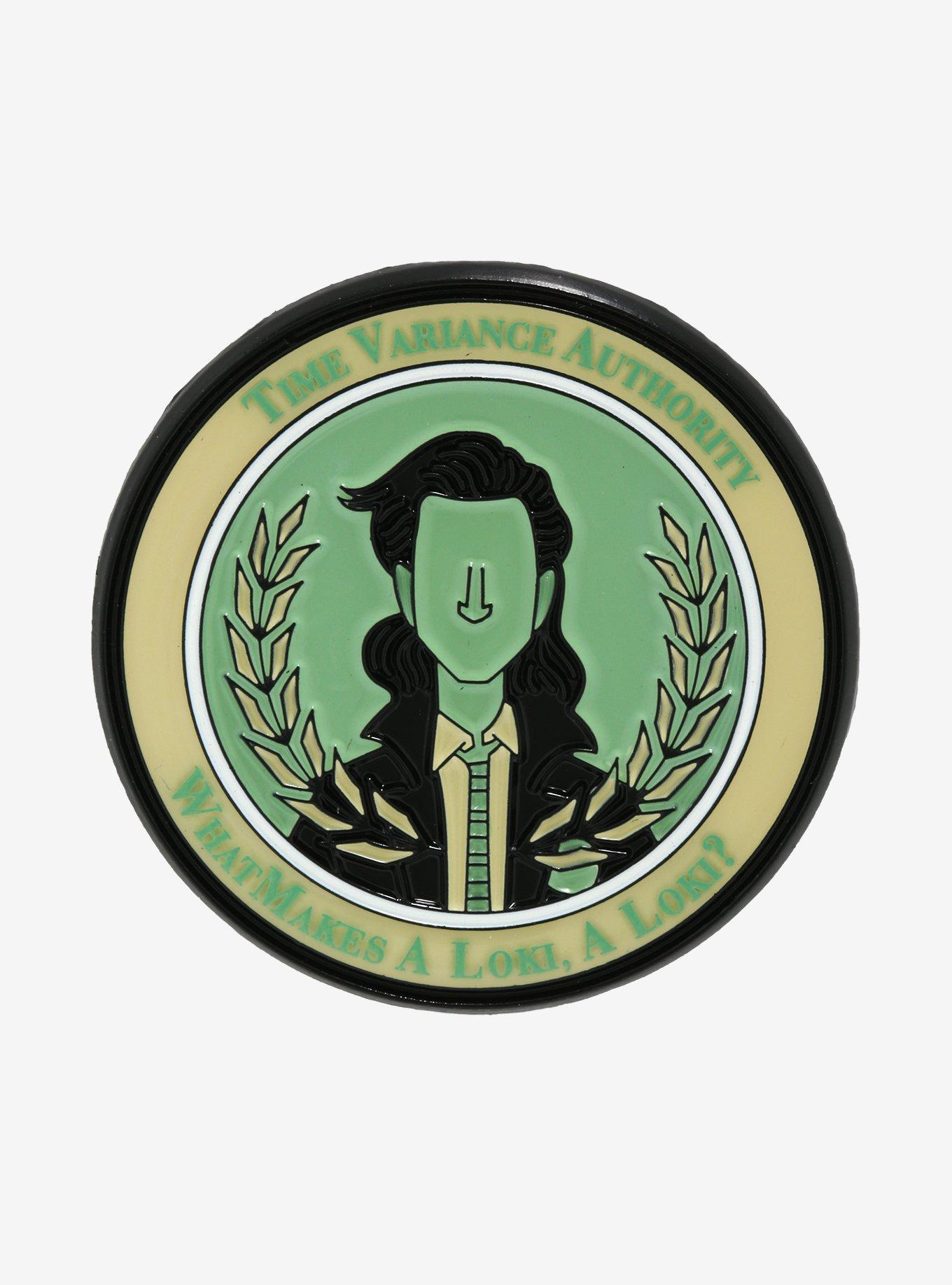 Marvel Loki Time Variance Authority Enamel Pin, , hi-res