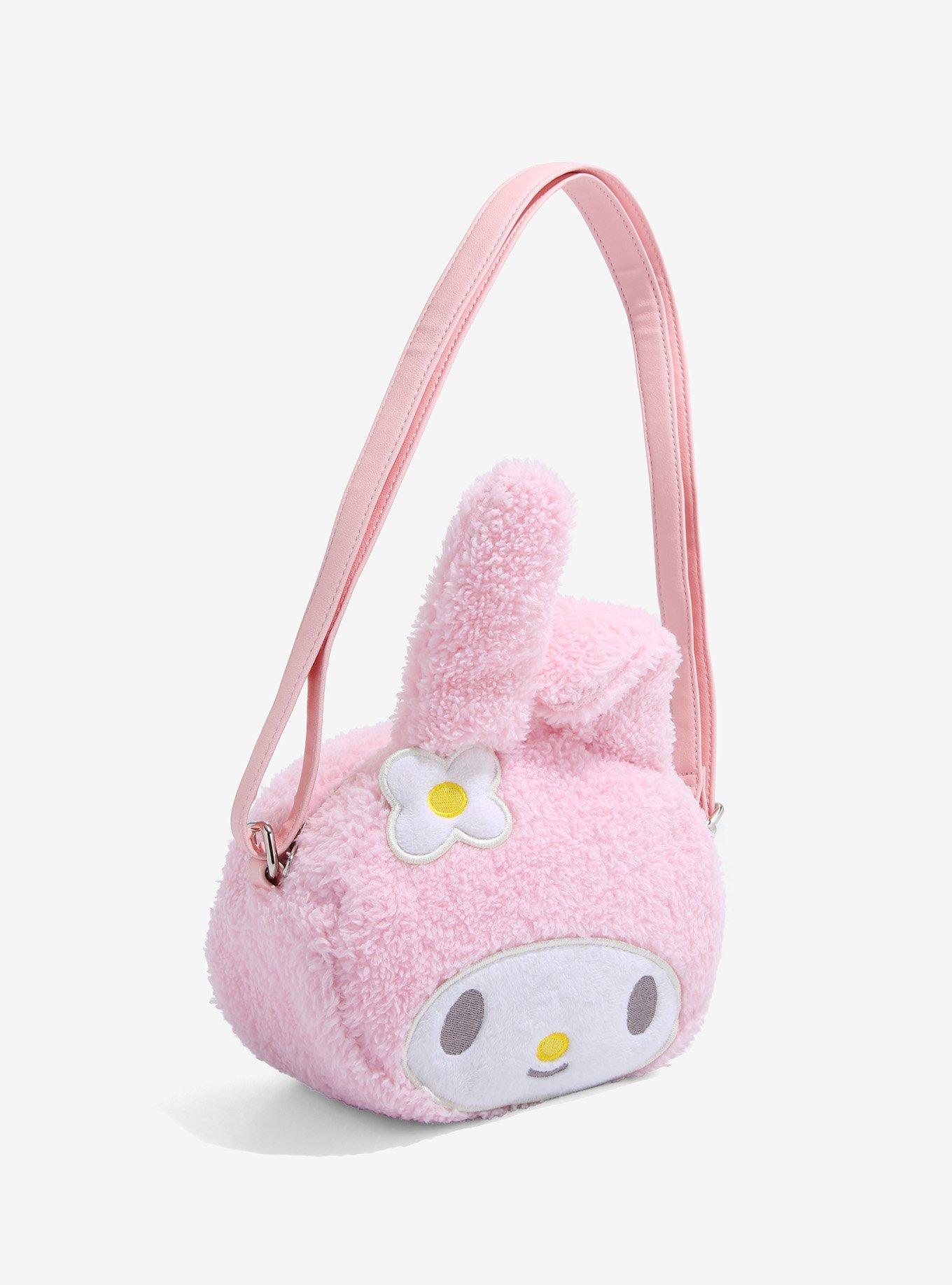 plush crossbody bag