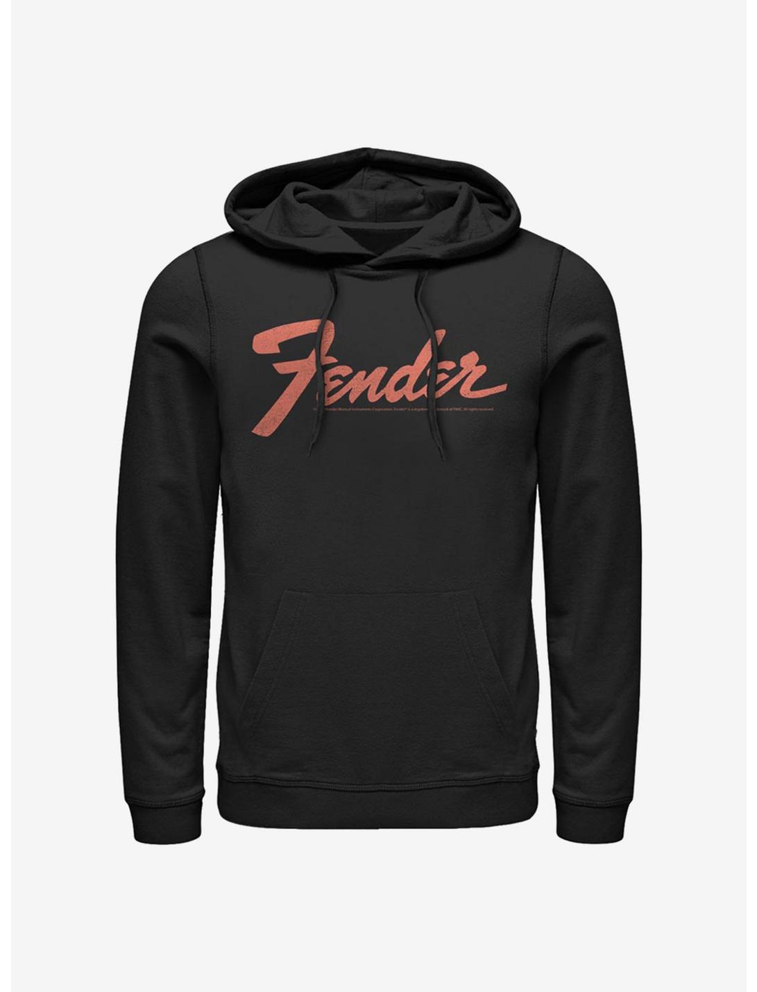 Fender Logo Hoodie, BLACK, hi-res