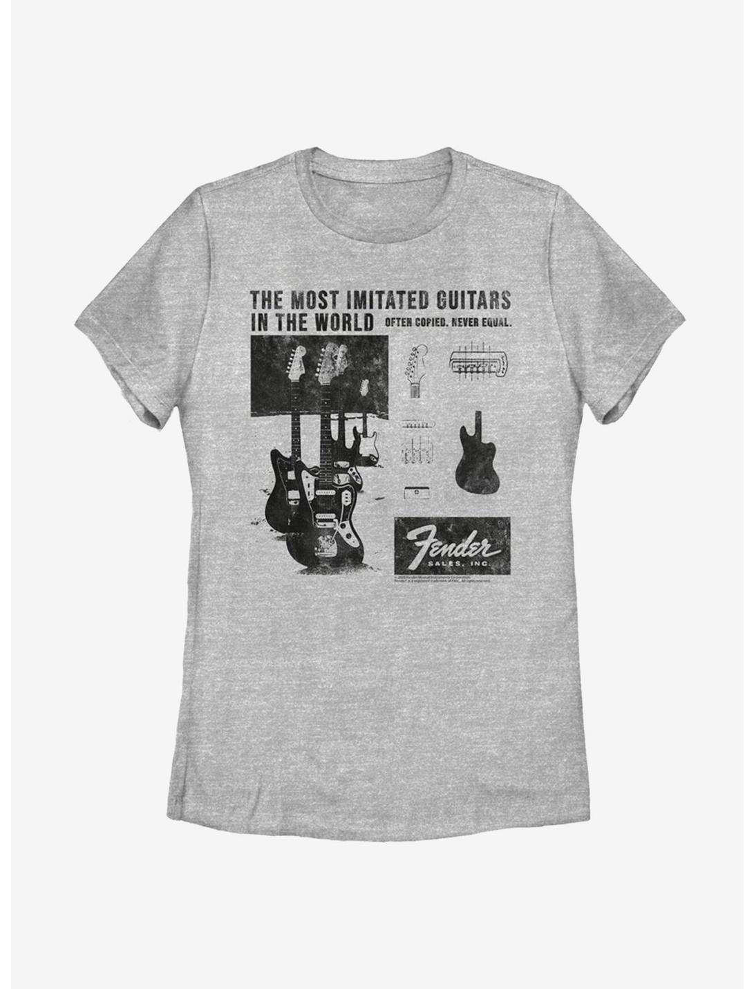 Fender Litho Ad Womens T-Shirt, ATH HTR, hi-res