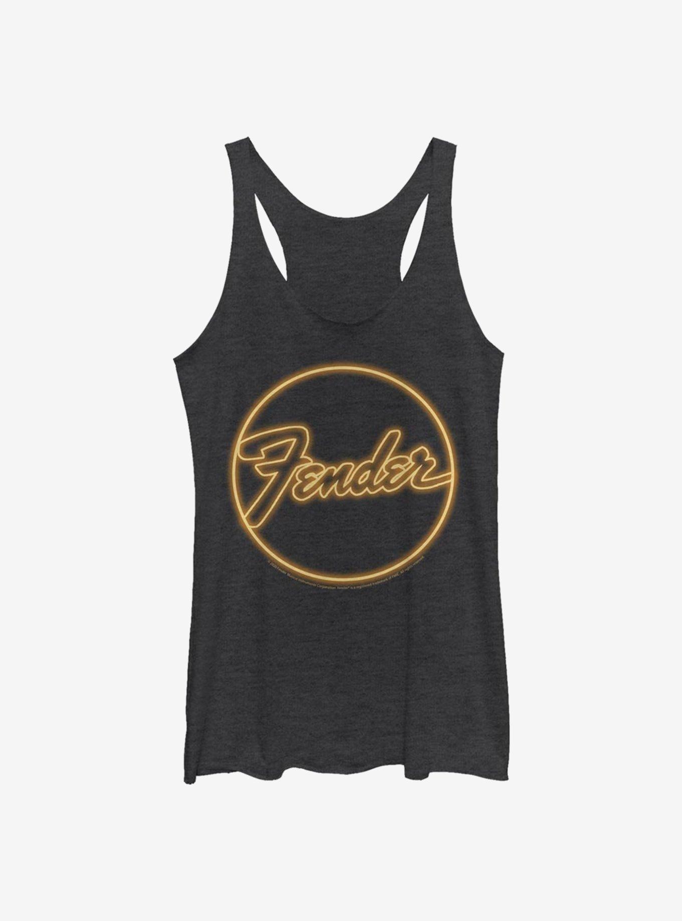 Fender Neon Logo Womens Tank Top, , hi-res