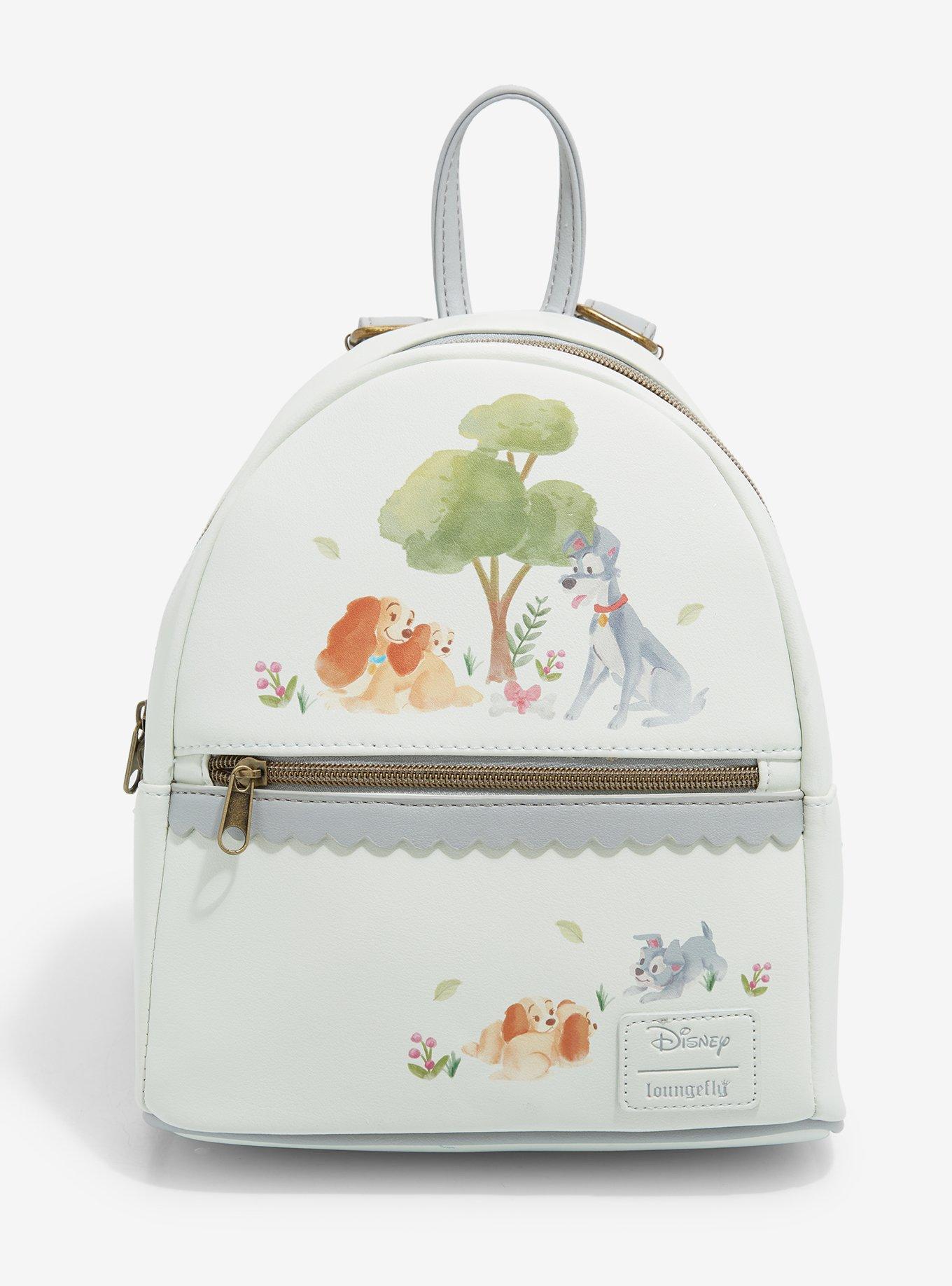 Loungefly Disney Lady And The Tramp Watercolor Mini Backpack, , hi-res