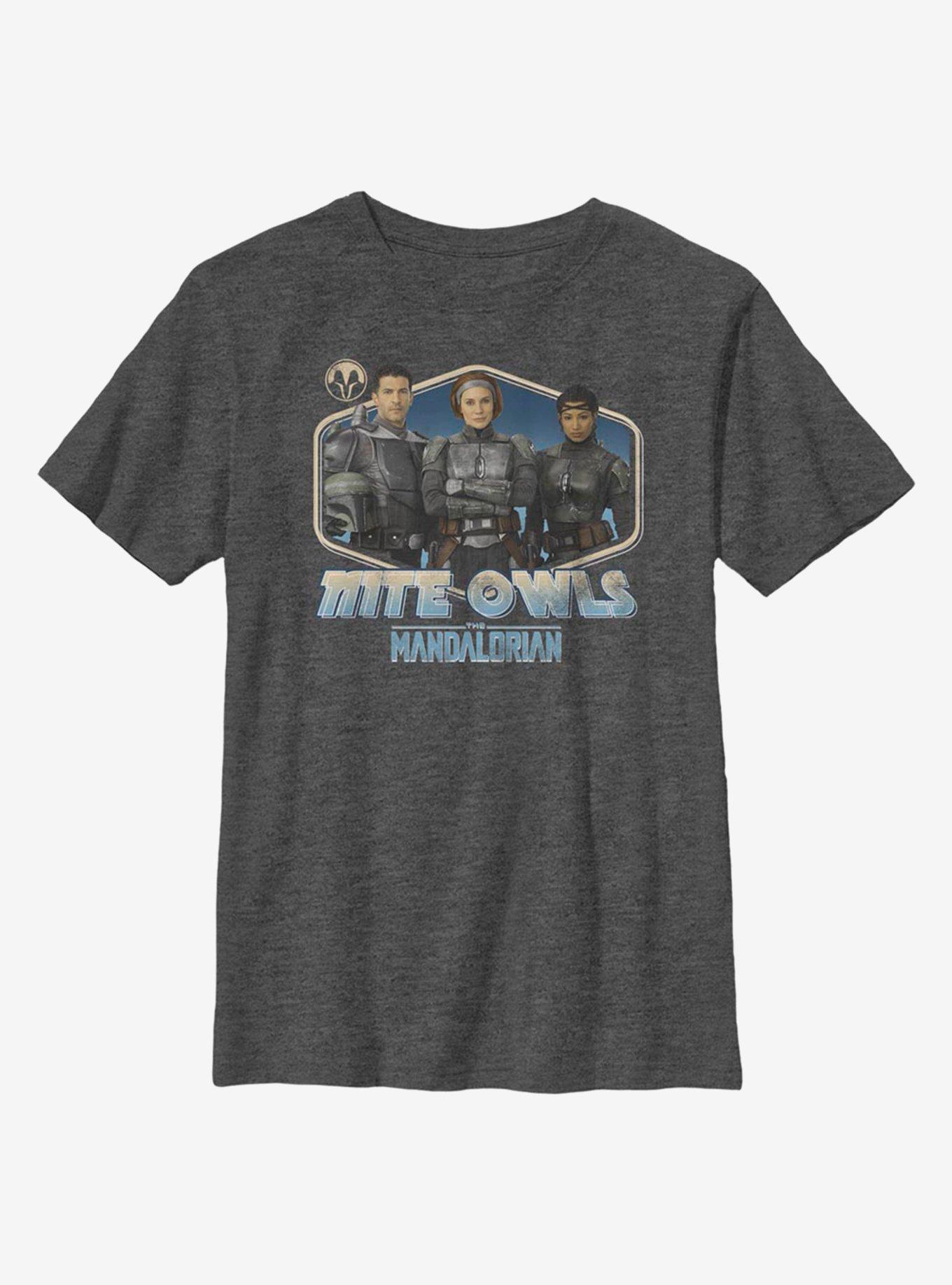 Star Wars The Mandalorian Nite Owls Youth T-Shirt, , hi-res