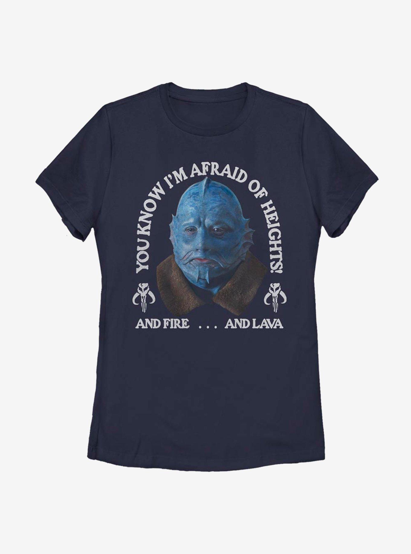 Star Wars The Mandalorian Fire Lava Heights Womens T-Shirt, , hi-res