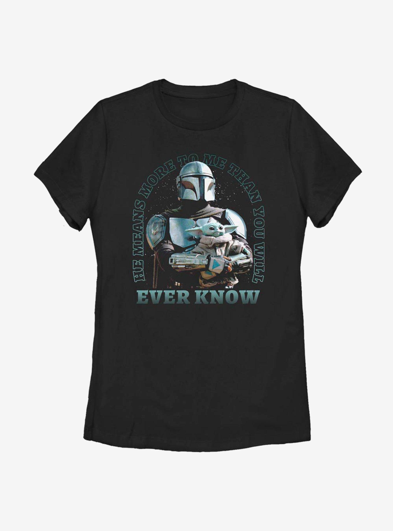 Star Wars The Mandalorian The Child Bond Womens T-Shirt, BLACK, hi-res