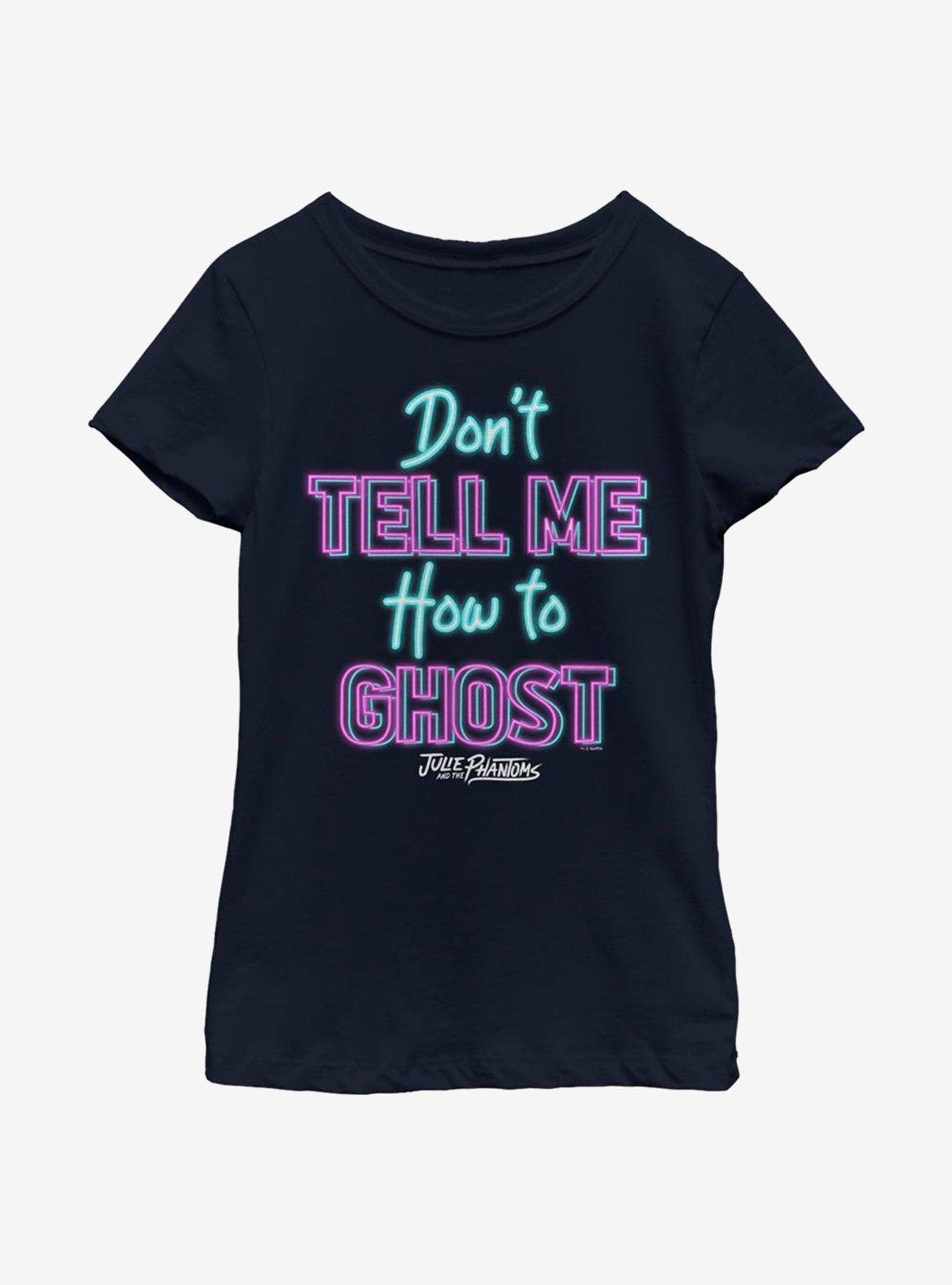 Julie And The Phantoms Ghost Youth Girls T-Shirt, NAVY, hi-res