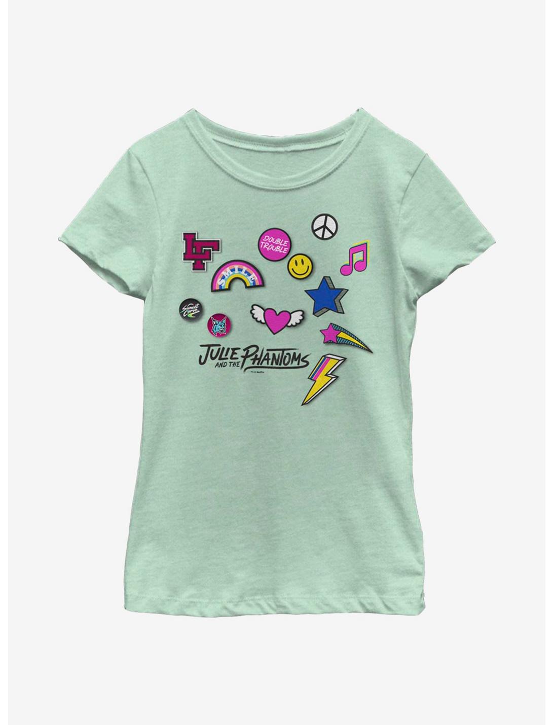 Julie And The Phantoms Icons Youth Girls T-Shirt, MINT, hi-res
