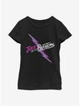 Julie And The Phantoms Lightning Bolt Youth Girls T-Shirt, BLACK, hi-res