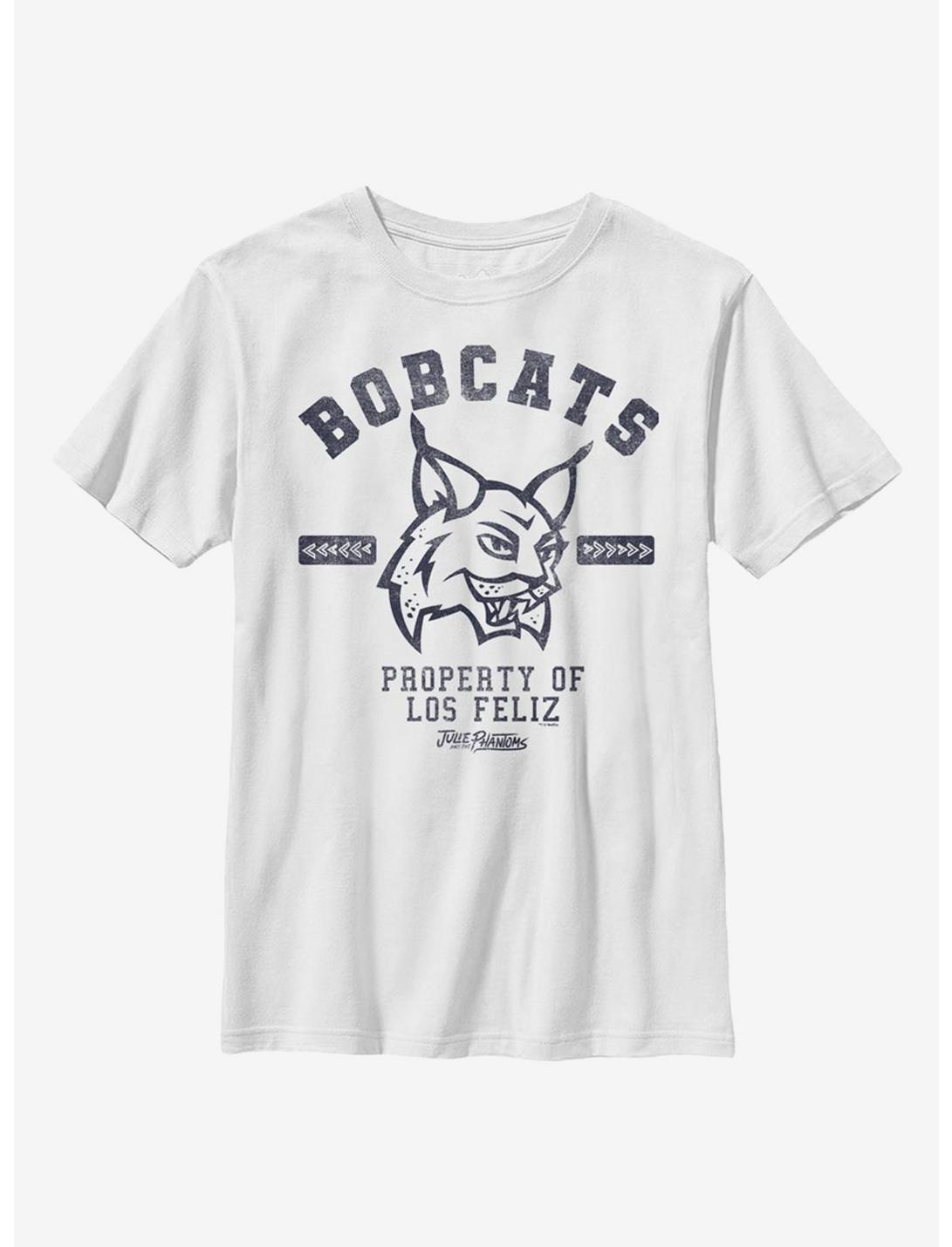 Julie And The Phantoms Collegiate Bobcats Youth T-Shirt, WHITE, hi-res