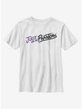Julie And The Phantoms Curved Logo Youth T-Shirt, WHITE, hi-res