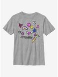 Julie And The Phantoms Icons Youth T-Shirt, ATH HTR, hi-res
