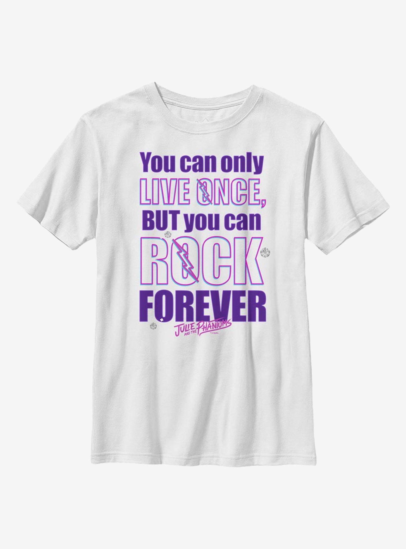 Julie And The Phantoms Rock Forever Youth T-Shirt, WHITE, hi-res