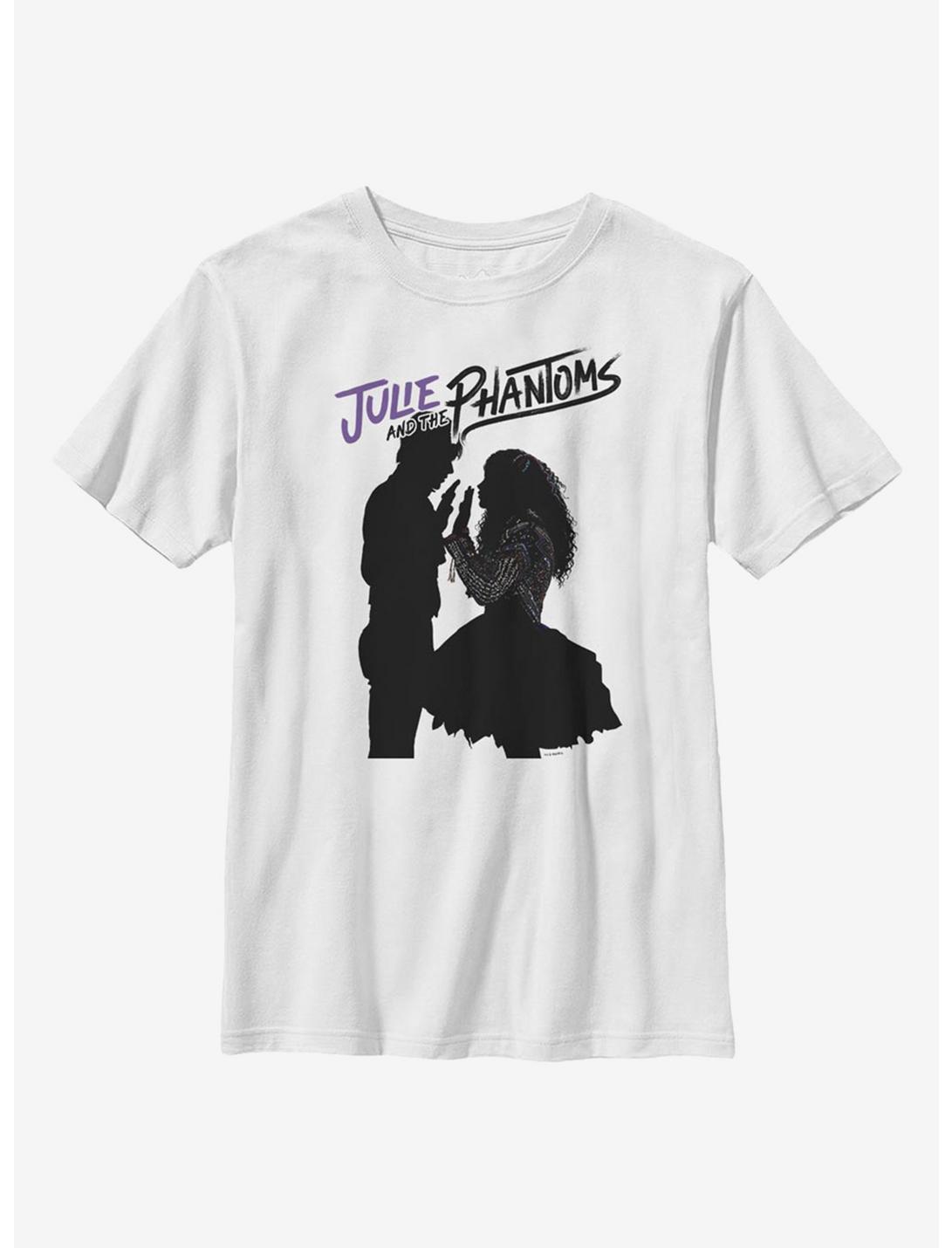 Julie And The Phantoms Silhouette Phantoms Youth T-Shirt, WHITE, hi-res