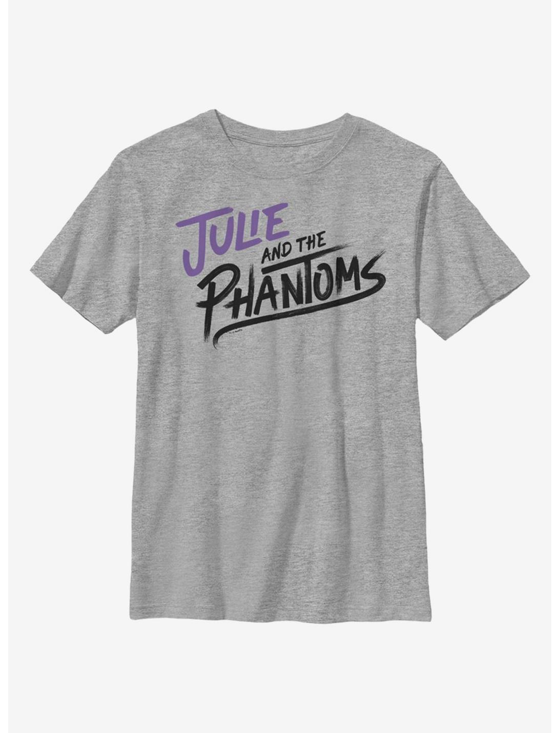 Julie And The Phantoms Stacked Logo Youth T-Shirt, ATH HTR, hi-res
