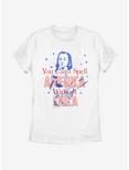 Stranger Things America Erica Womens T-Shirt, WHITE, hi-res