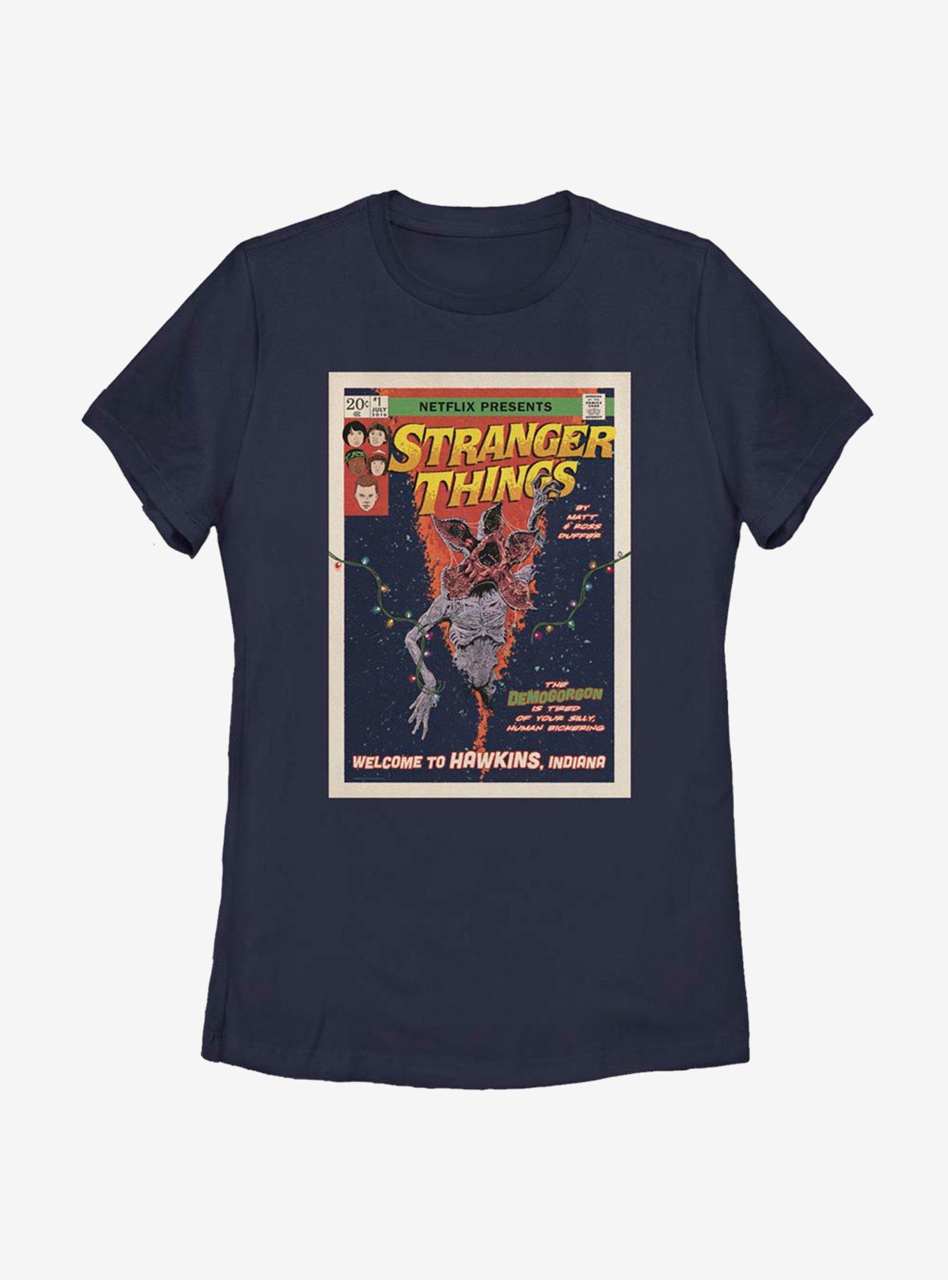 Stranger Things Comic Cover Womens T-Shirt, , hi-res