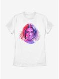 Stranger Things Eleven Big Face Womens T-Shirt, WHITE, hi-res