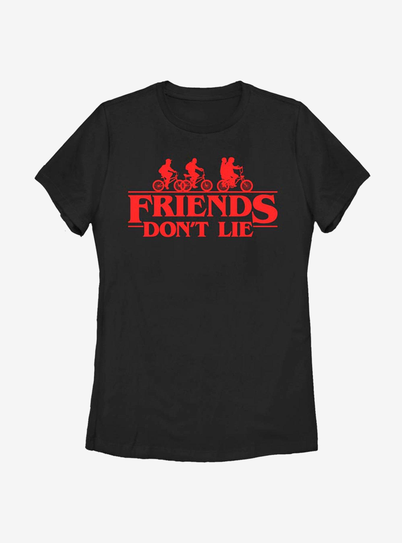 Stranger Things Friends Don't Lie Womens T-Shirt, , hi-res