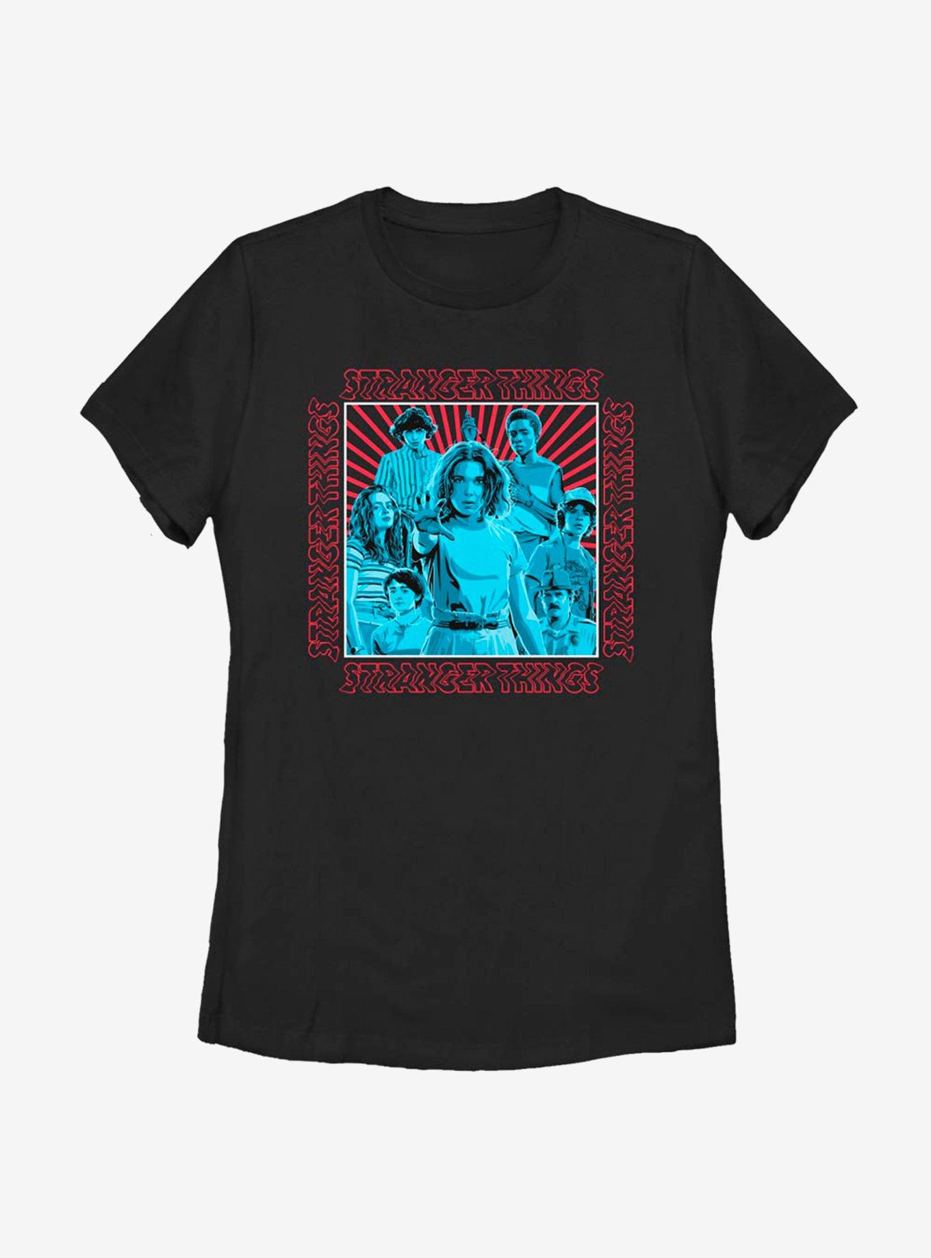 Stranger Things Group Shot Womens T-Shirt, , hi-res