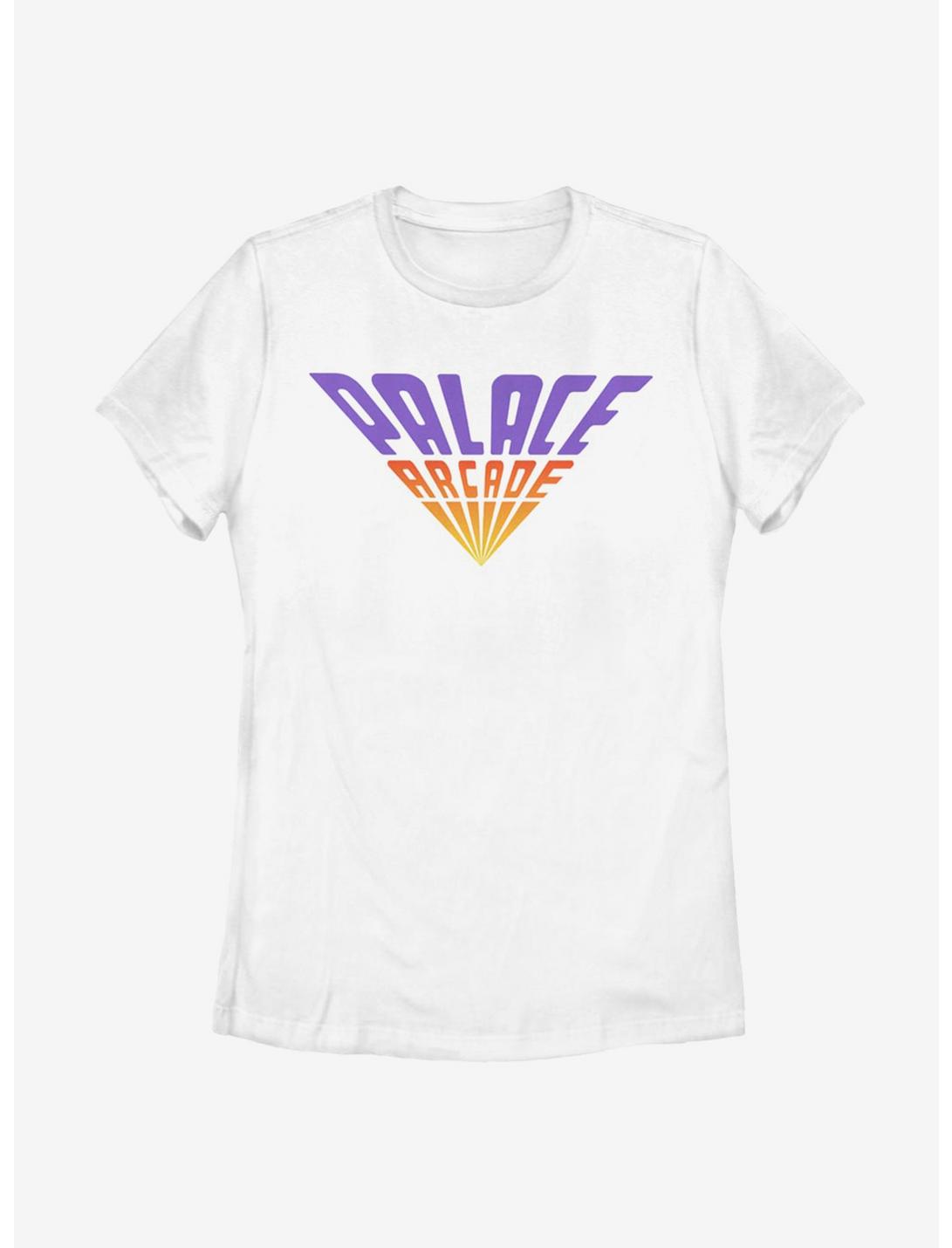 Stranger Things Palace Arcade Womens T-Shirt, WHITE, hi-res