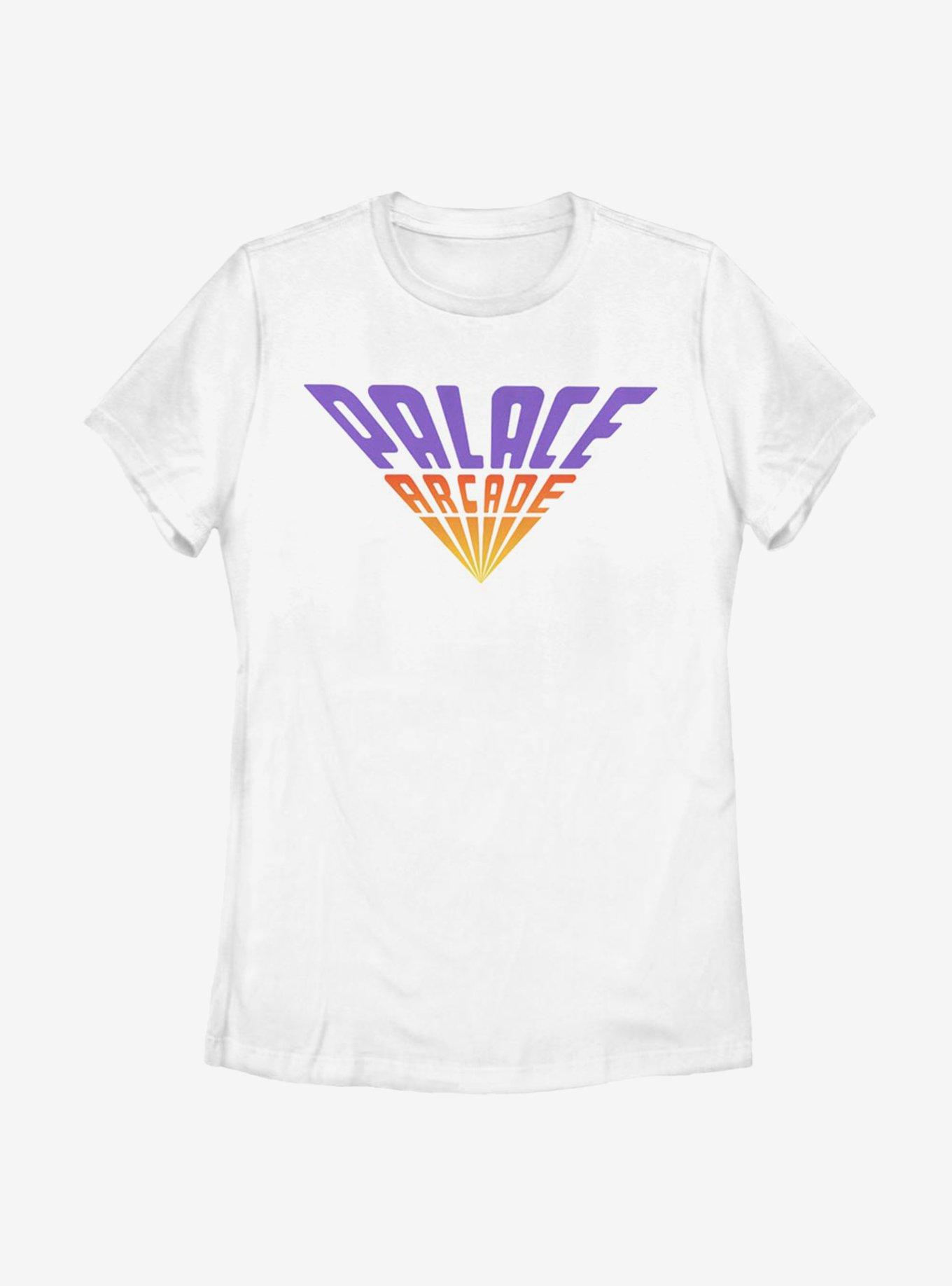 Stranger Things Palace Arcade Womens T-Shirt, WHITE, hi-res