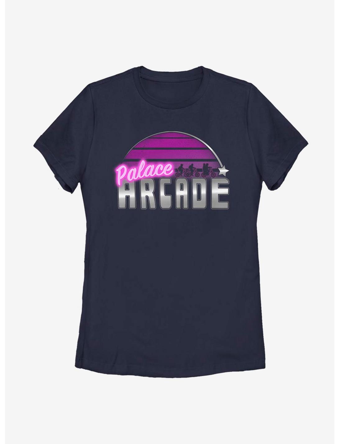 Stranger Things Retro Arcade Womens T-Shirt, NAVY, hi-res