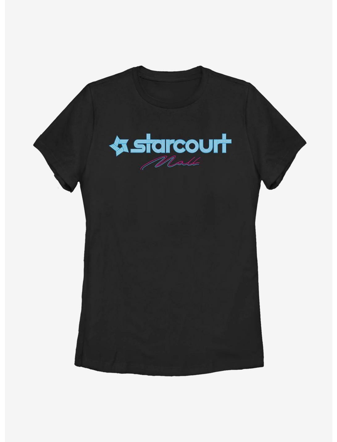 Stranger Things Starcourt Logo Womens T-Shirt, BLACK, hi-res