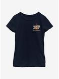 Stranger Things Ahoy Ahoy Youth Girls T-Shirt, NAVY, hi-res