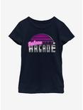 Stranger Things Retro Arcade Youth Girls T-Shirt, NAVY, hi-res